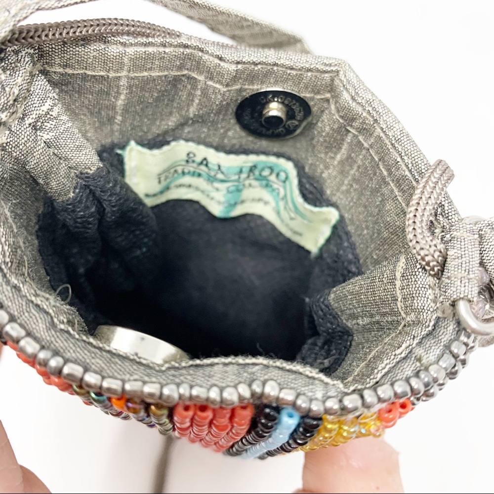Boho | Small Southwestern-style Beaded Bag - Picture 6 of 9